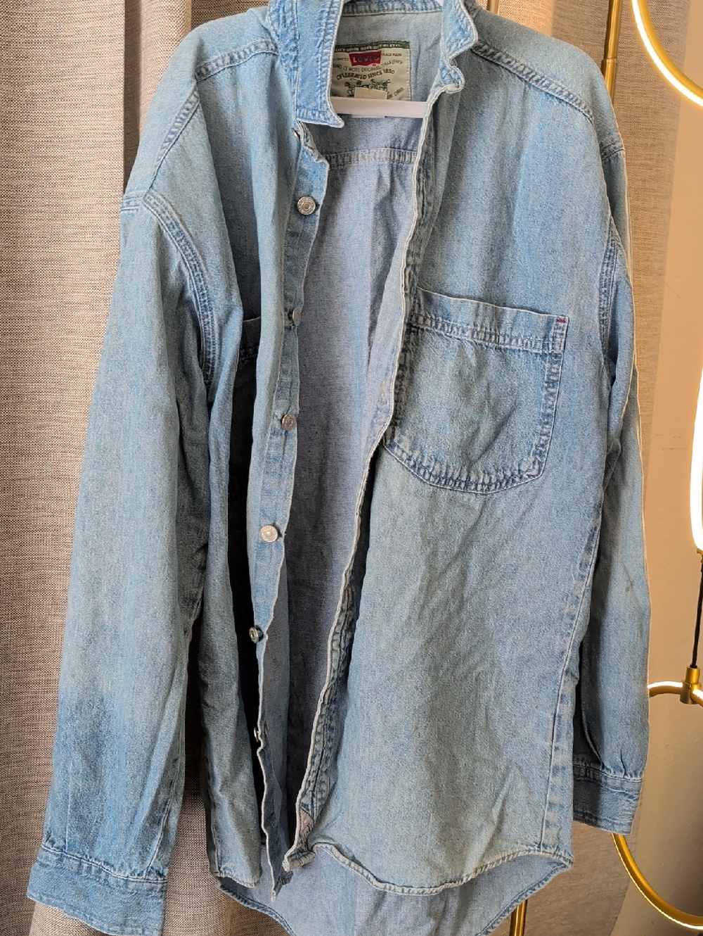 Levi's Light Blue Denim Shirt Jacket